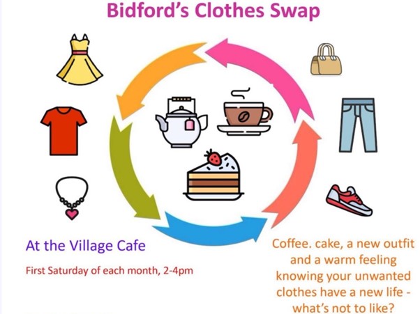 Poster for Bidford clothes swap